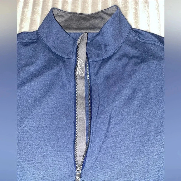 Arnold Palmer Quarter Zip 2XL Blue EUC - Picture 4 of 8